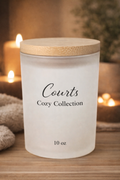 Frosted  10 oz  single wick Soy Candle