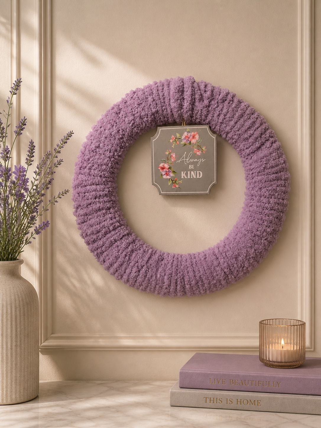 Always be kind wreath
