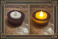 Resin Single tea light holder