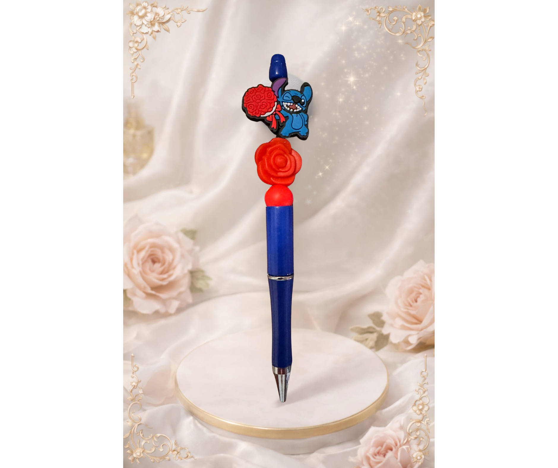 Pen Stitch Rose