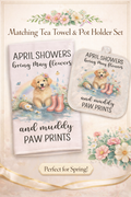 Tea Towel Pot Holder Bundle