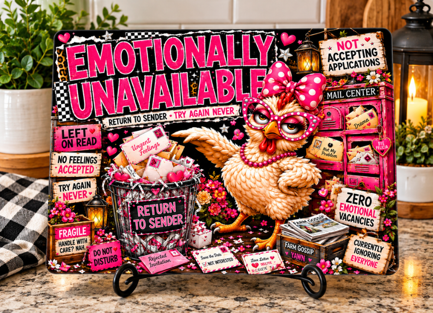 Emotionally unavailable cutting board
