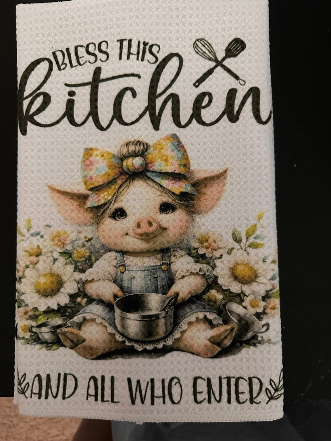 Bless this Kitchen Tea Towel