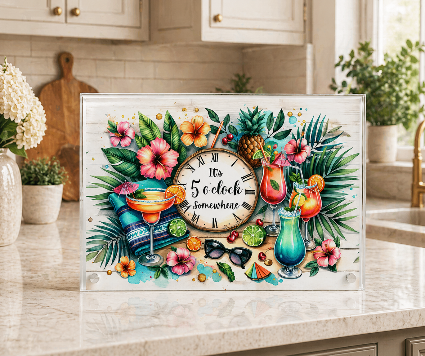 5 o'clock cutting board