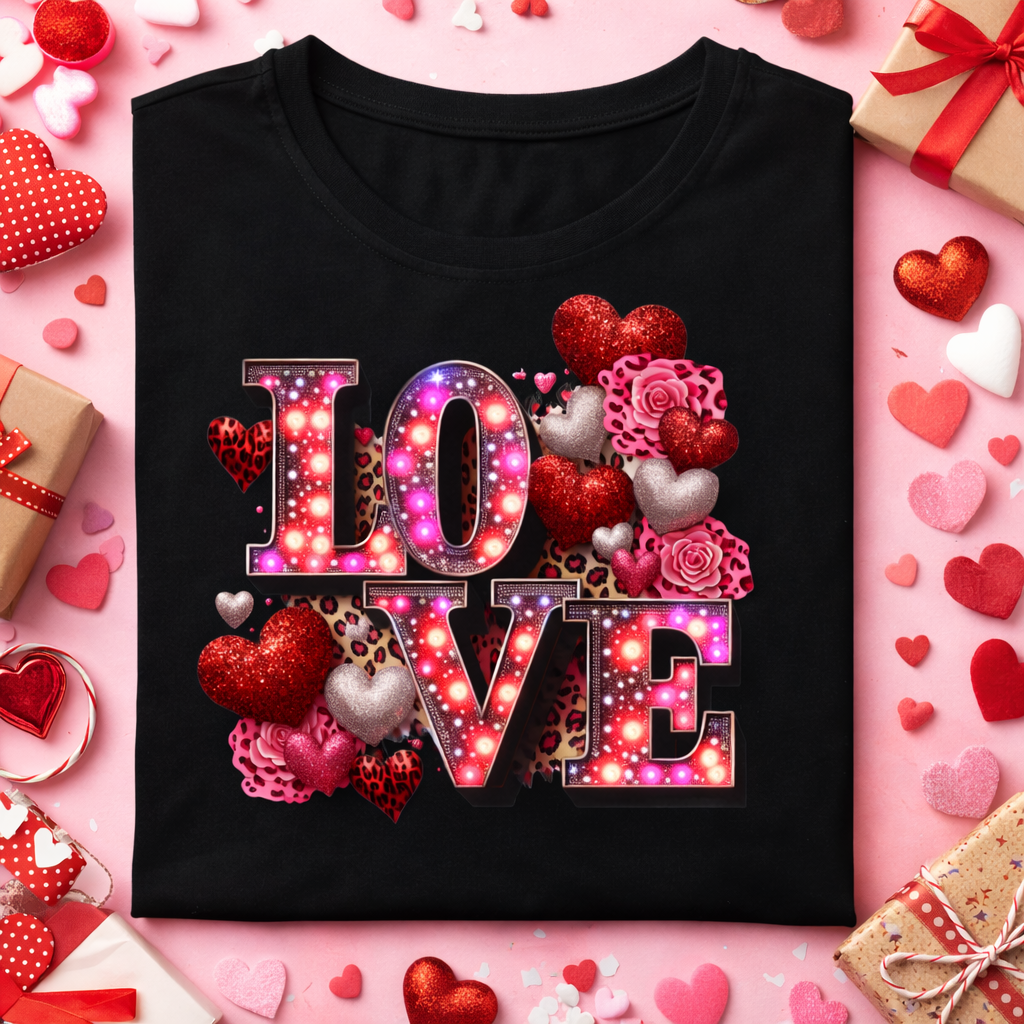 Adult Love Heart T-Shirt