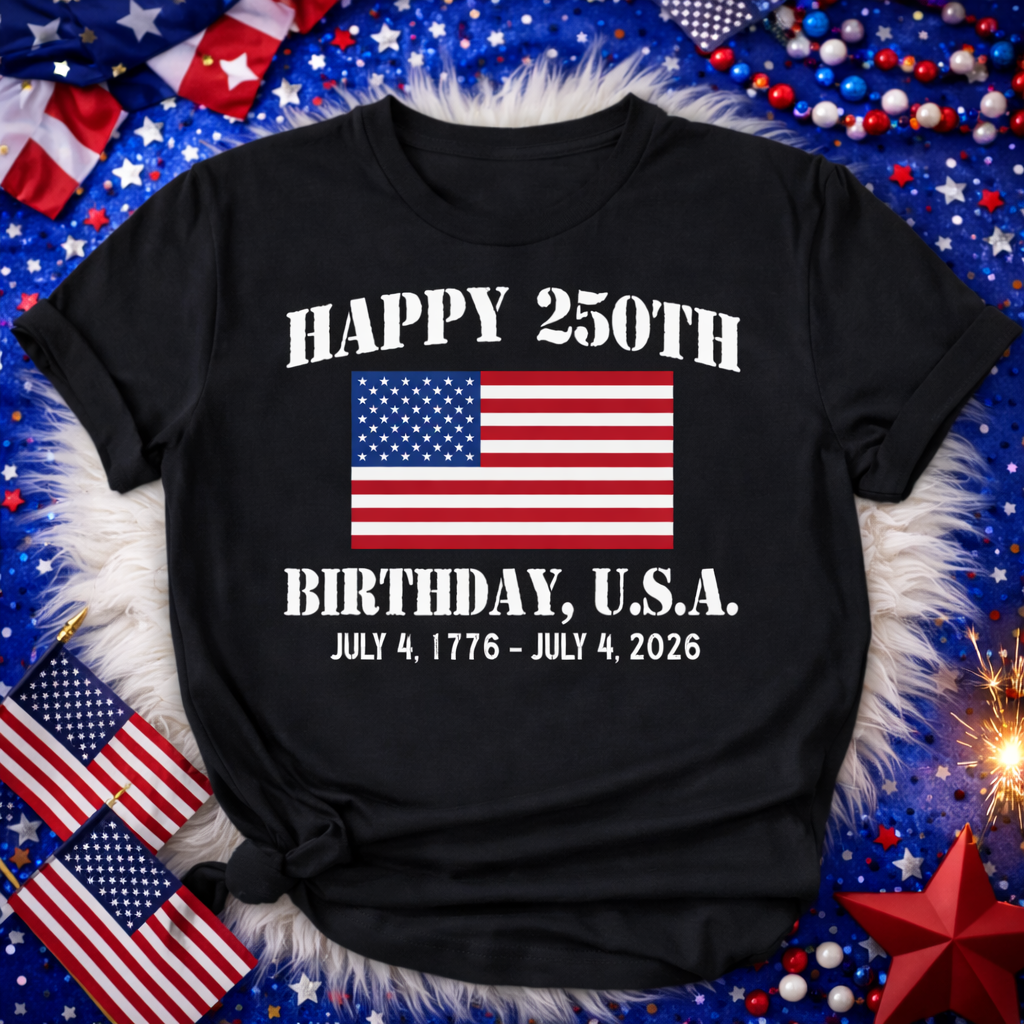 Women V-neck Happy Birthday t-shirt