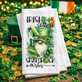 St. Patty's Shamrock Wishes Tea Towel