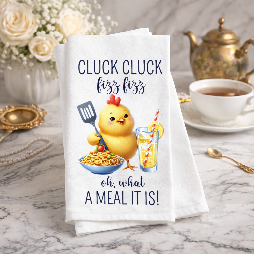 Cluck Cluck Tea Towel