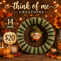 14 inch scarecrow wreath