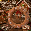 14 inch Gingerbread Wreath