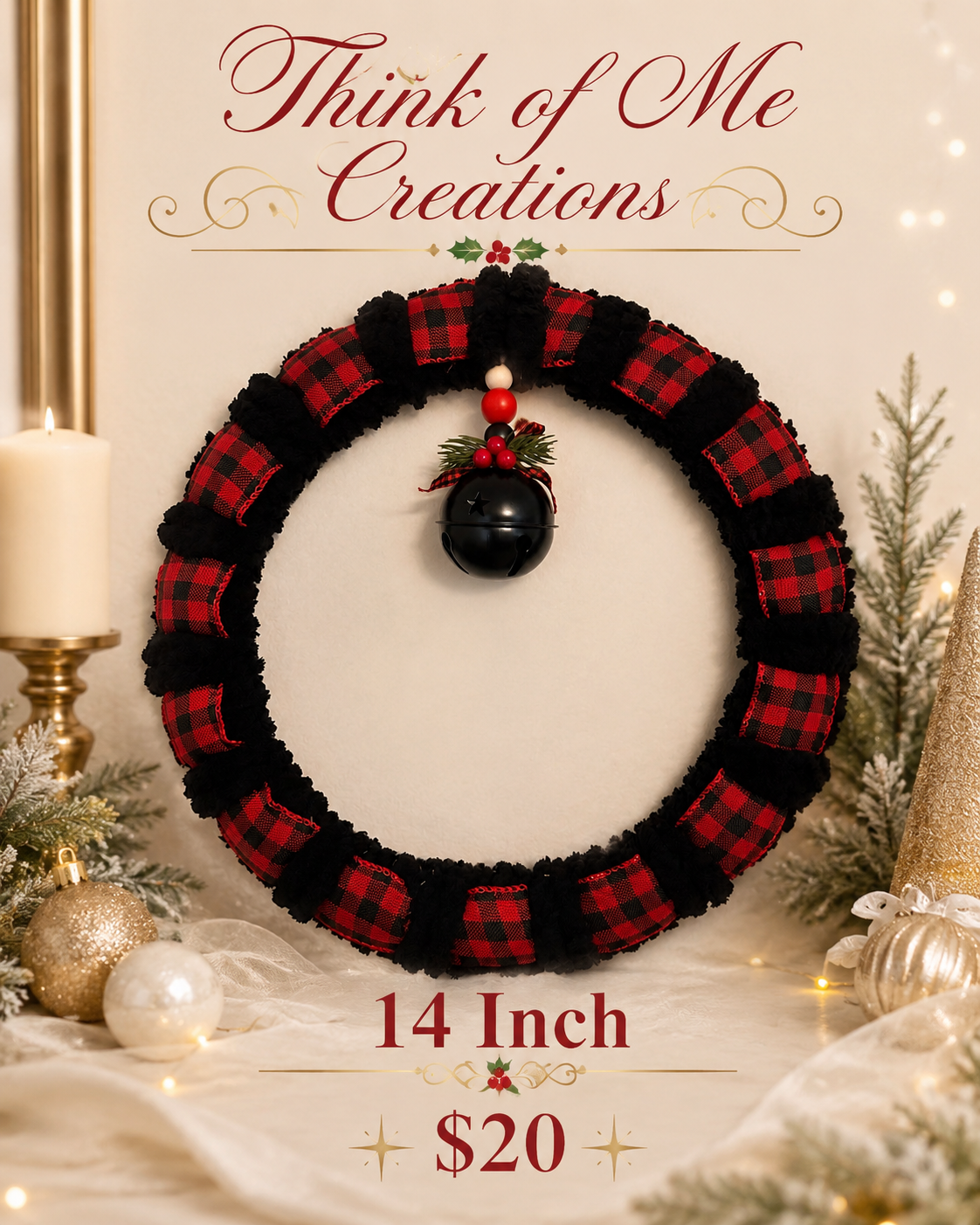 14 inch Bell Wreath