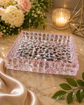 Pink Square Tray