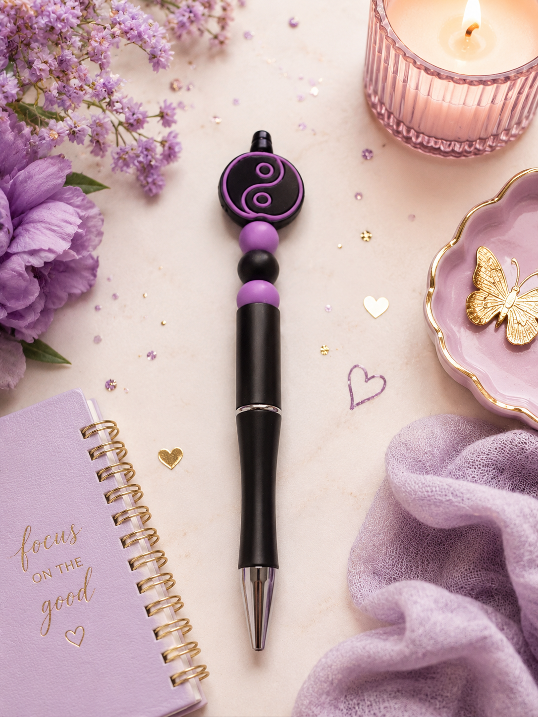 Pen purple line