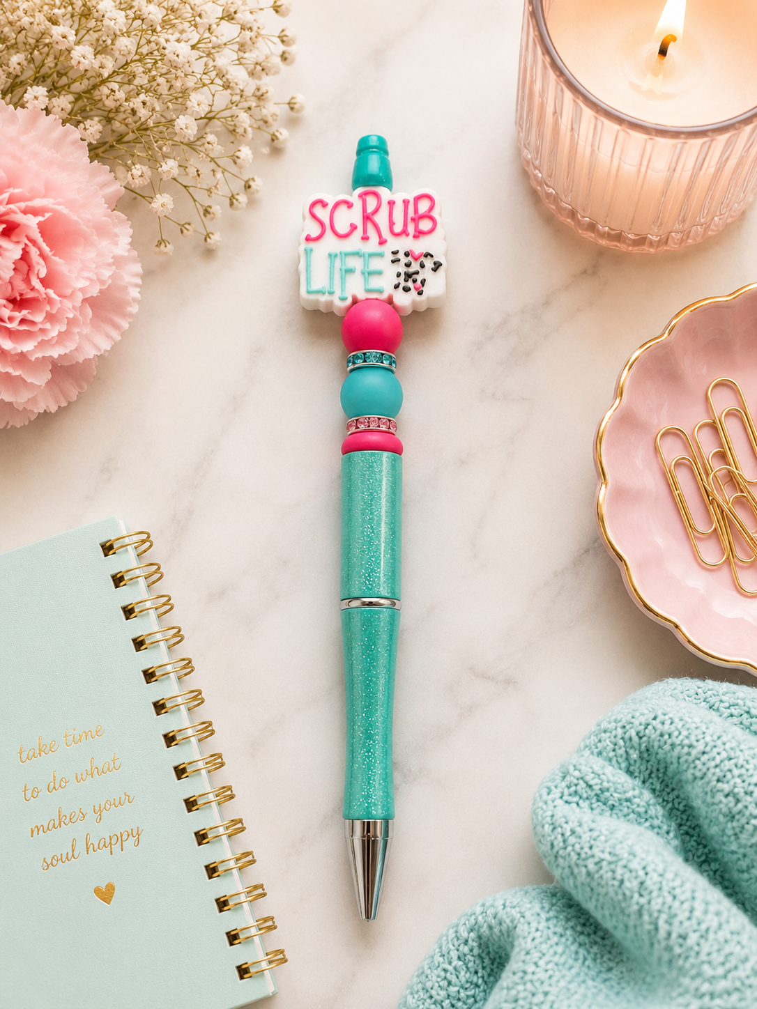 Pen scrub