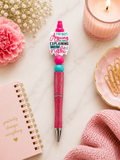 Pen arguing pink