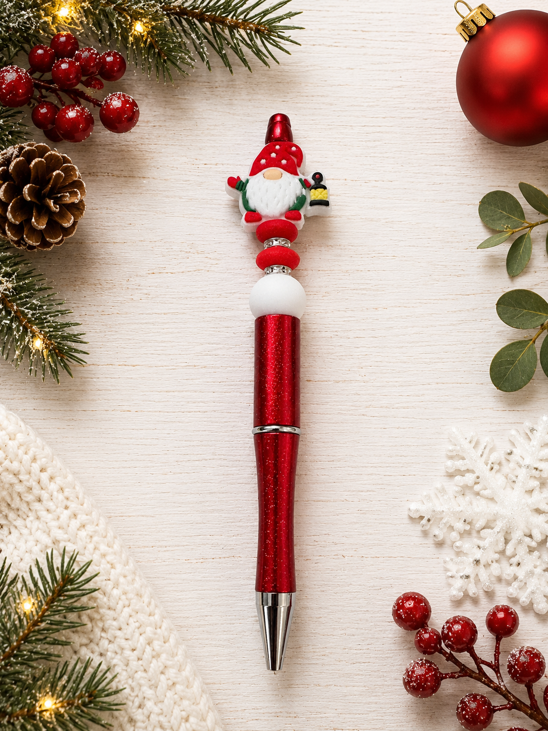 Pen Gnome santa