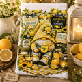 Gnome Lemon Tea Towel