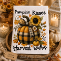 Pumpkin Kisses Tea Towel