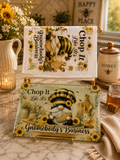 cutting board / Tea Towel Bundle Chop it