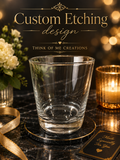 Custom Etched Bourbon Glass