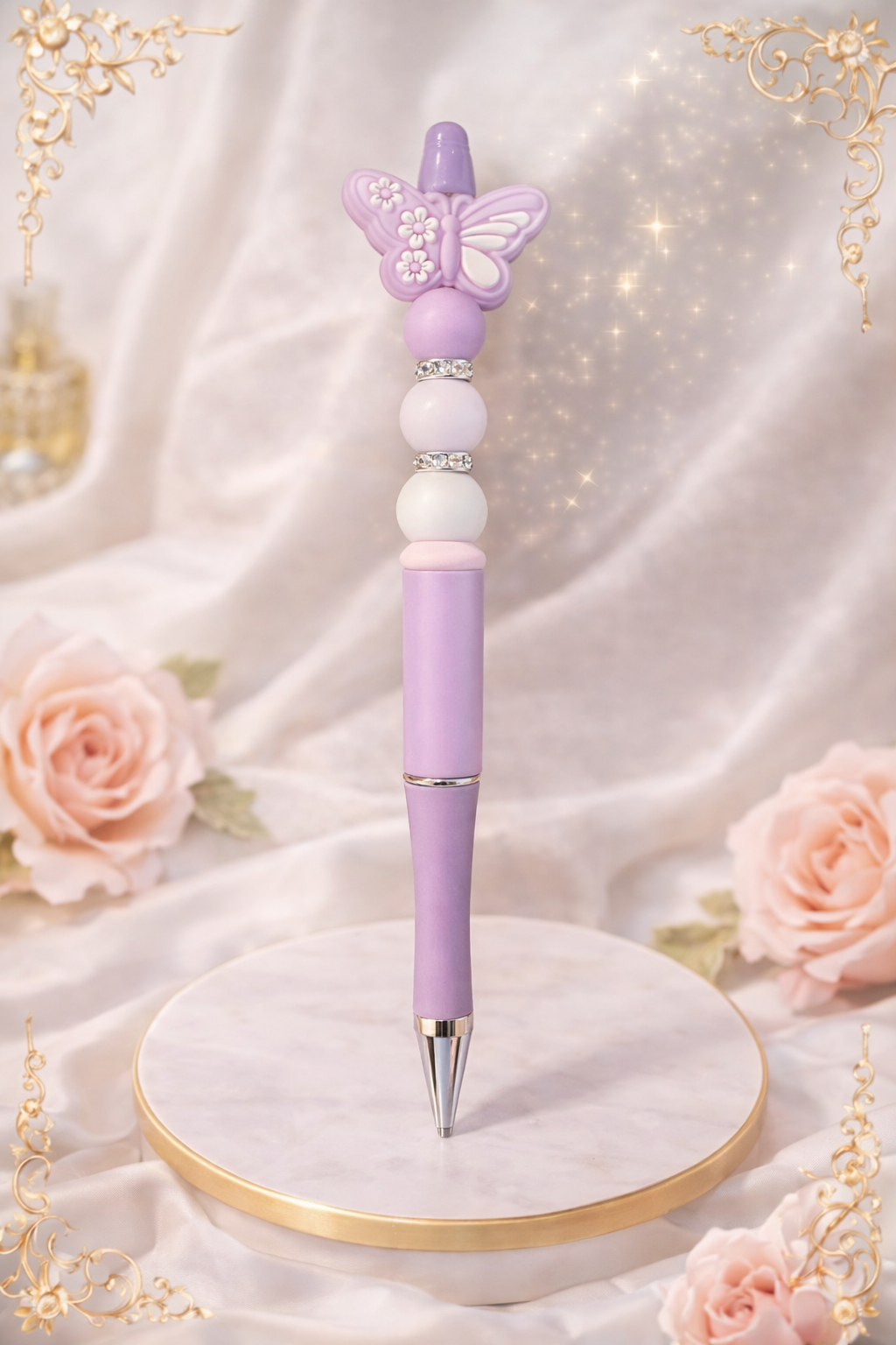 Pen Purple Butterfly