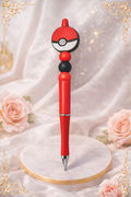 Pen red black ball
