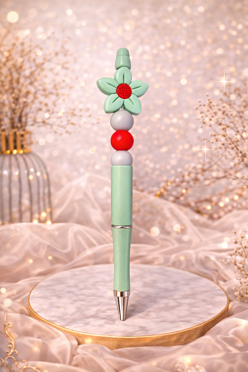 Pen green Flower