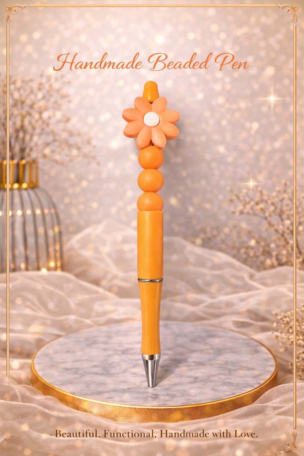 Pen Orange Flower