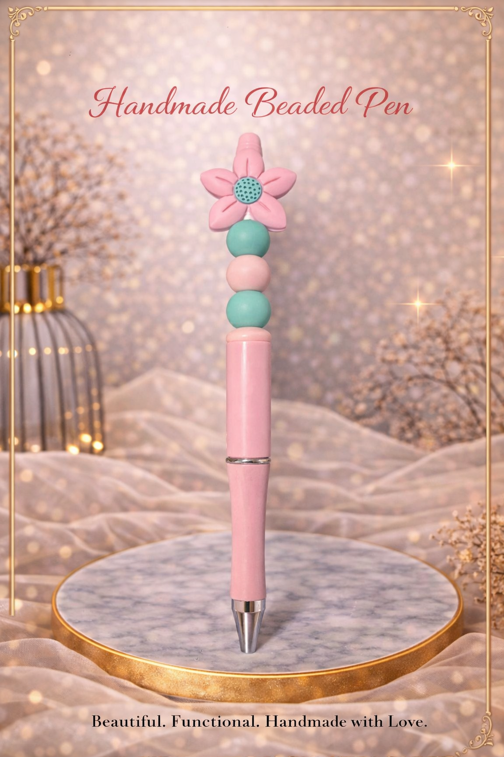 Pen Pink Flower