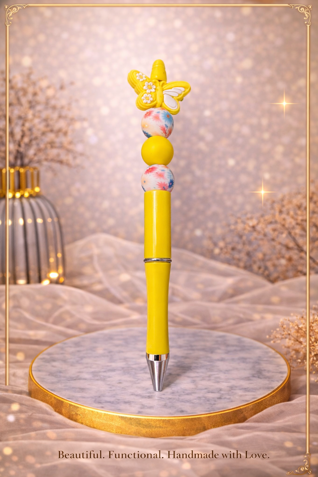 Pen Yellow Butterfly