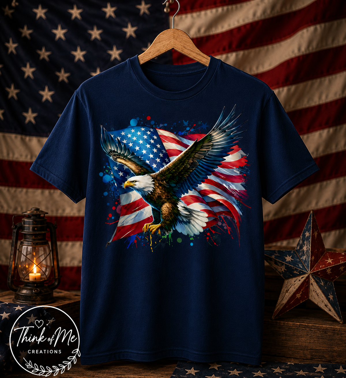 Unisex Eagle Flag