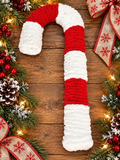 White Candy Cane Wreath