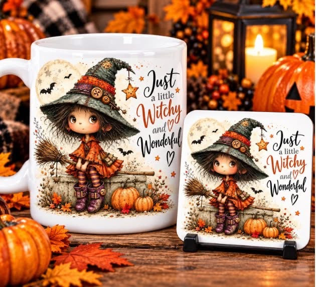 Witchy and Wonderful Mug and Coaster (Copy)