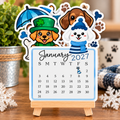 Desk Calendar 2027 dogs