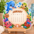 Desk Calendar 2027 under the sea