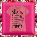 Women V-neck Mom shirt 6